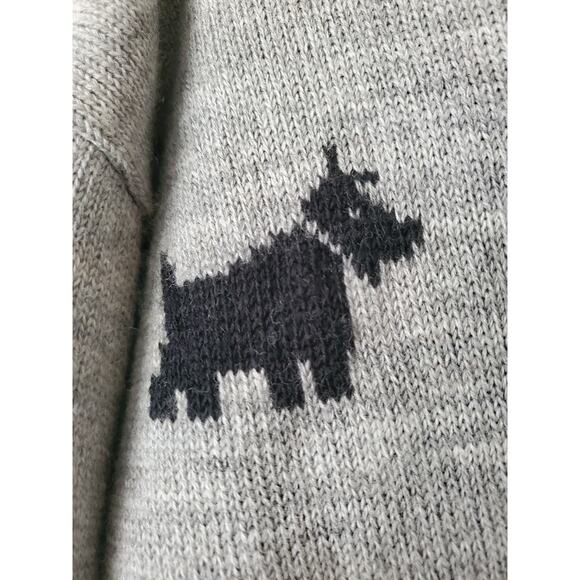 Scotland Wool Sweater Youth 3 Pullover Over The Top With Sheep & Scottie Dog - Picture 5 of 10